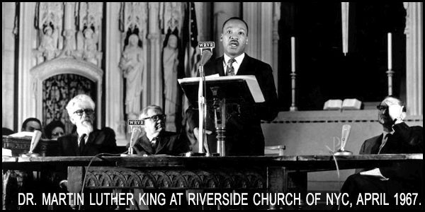 Dr. Martin Luther King, Jr. at Riverside Church of NYC