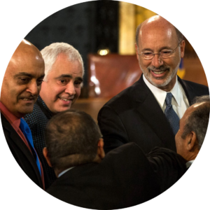 CAIR-PA Board Members meet Governor Tom Wolf