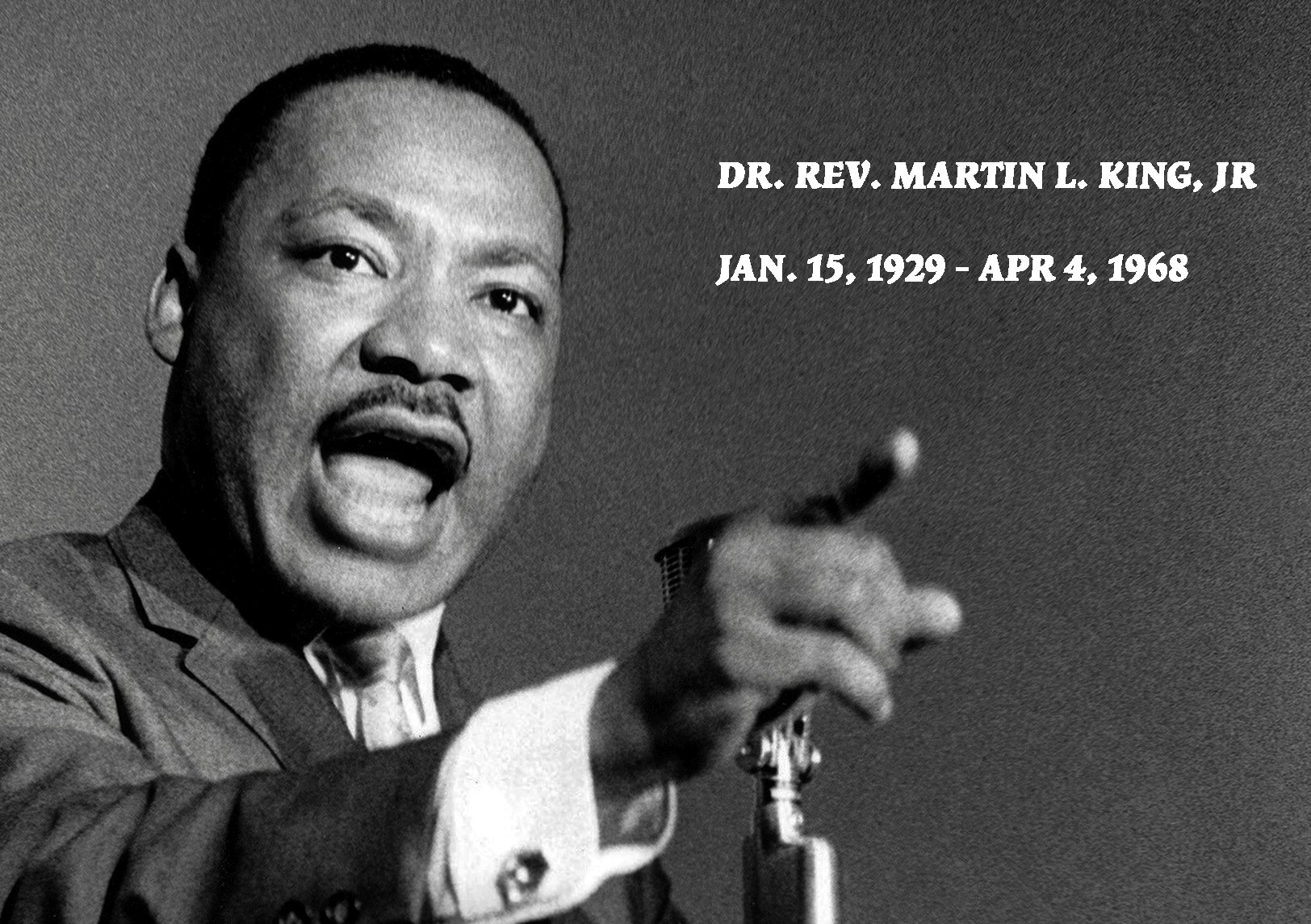 Rev. Dr. Martin Luther King, Jr.