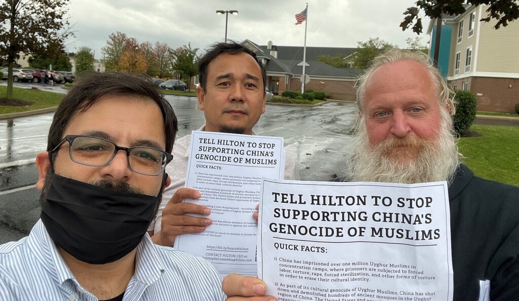 Ahmet Selim Tekelioglu, PhD., in solidarity with Uyghurs.