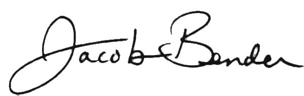 Jacob Bender Signature