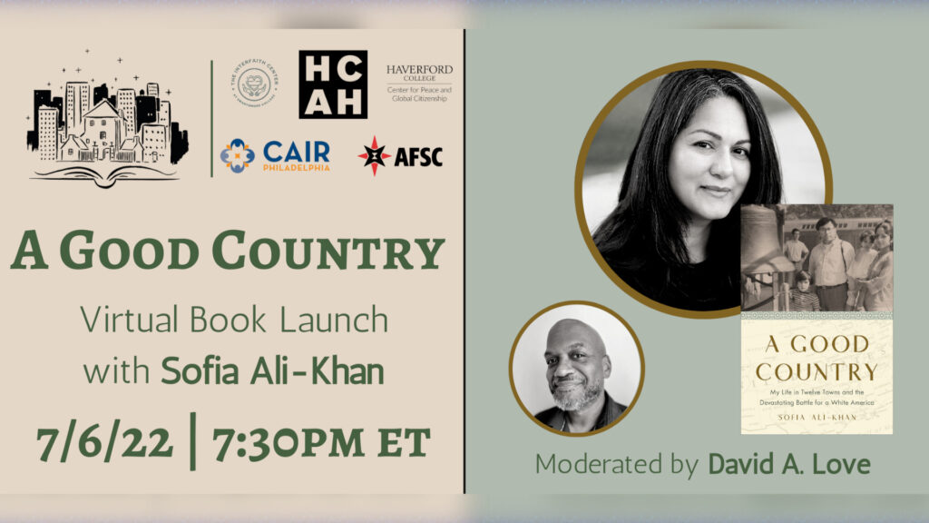 A GOOD COUNTRY Virtual Book Launch