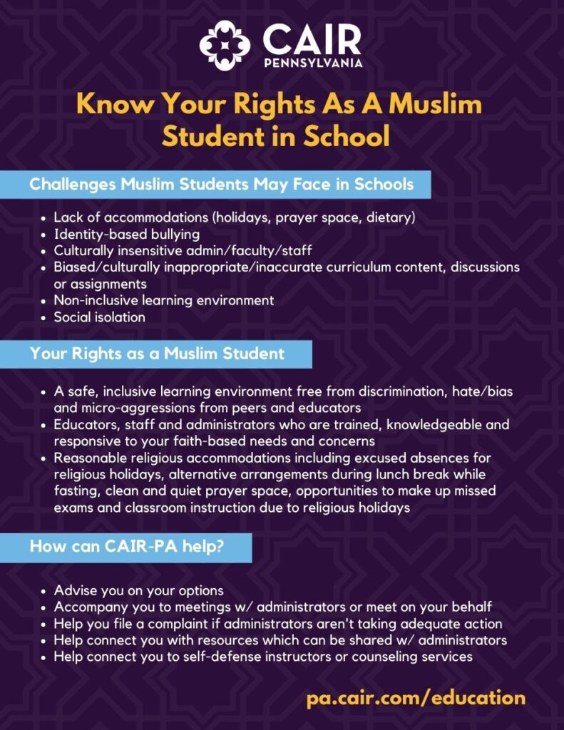 Know Your Rights as a Muslim Student