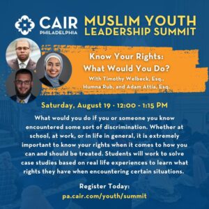 Muslim Youth Leadership Summit Summer 2023