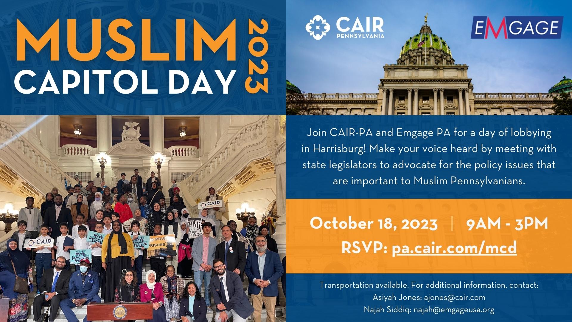 Muslim Capitol Day 2023 Cair Philadelphia