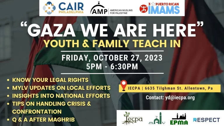Gaza We Are Here - Teach-In