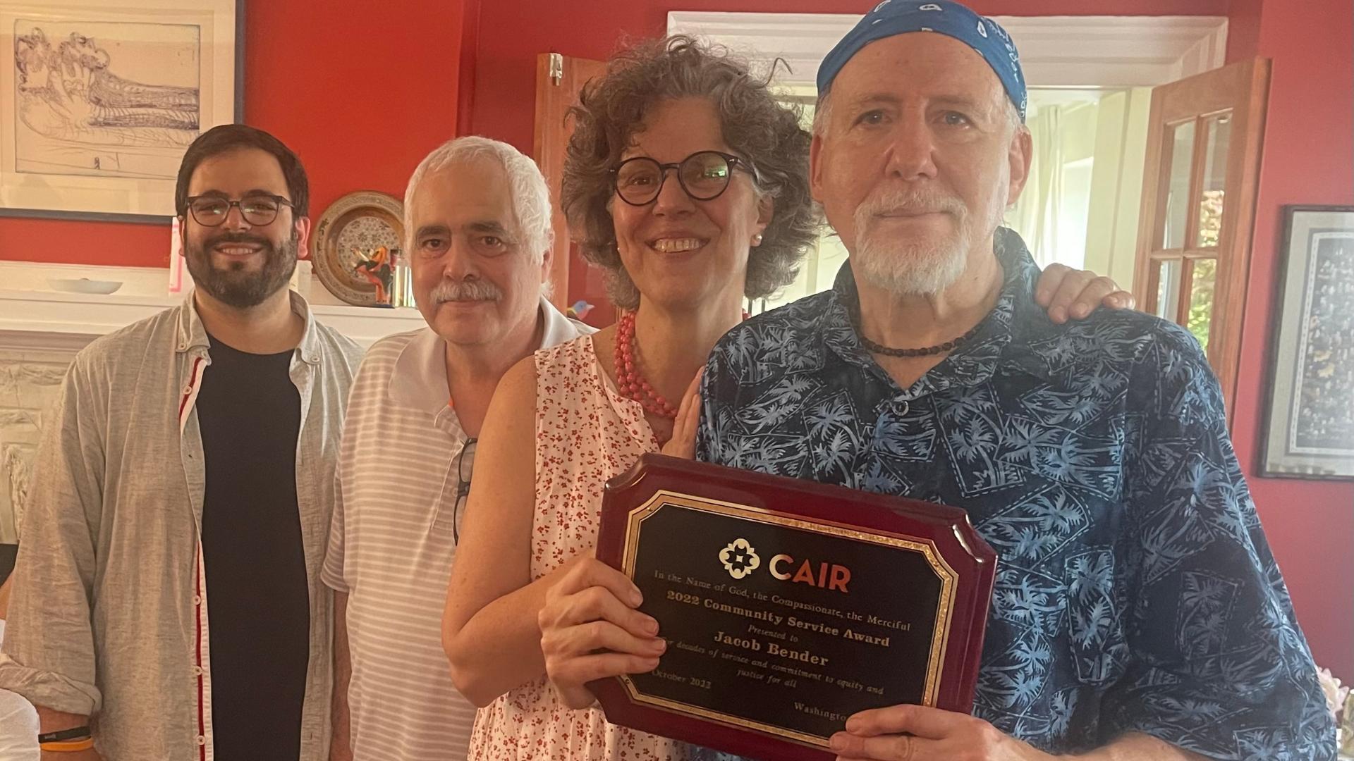 Jacob and his wife Katharina with Osama and Ahmet