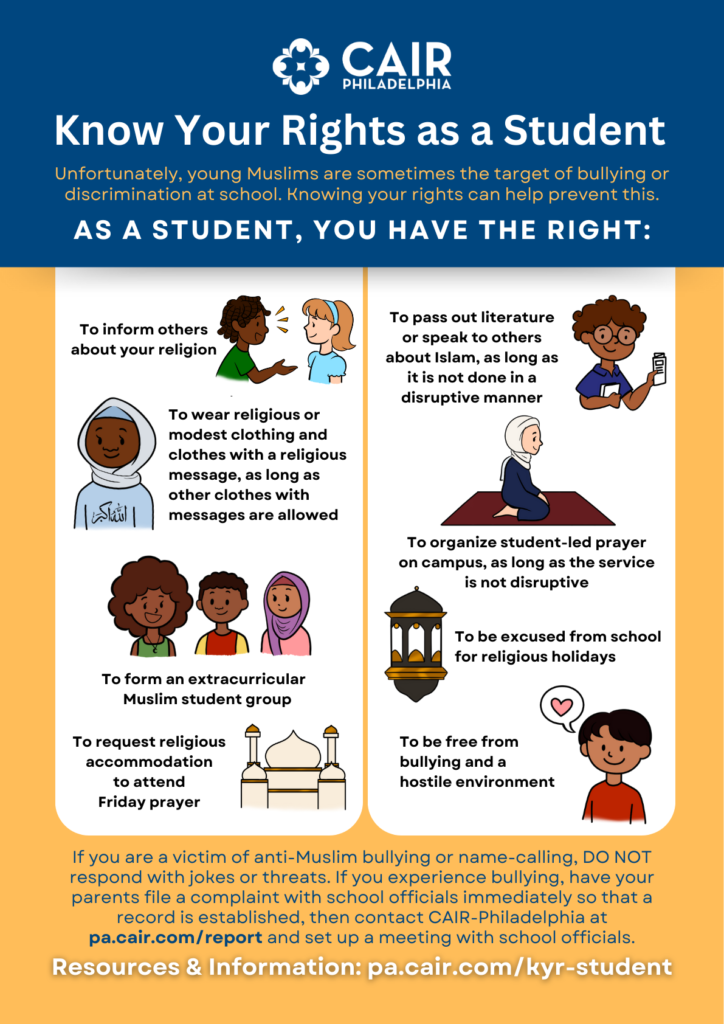 Know Your Rights as a Muslim Student in School