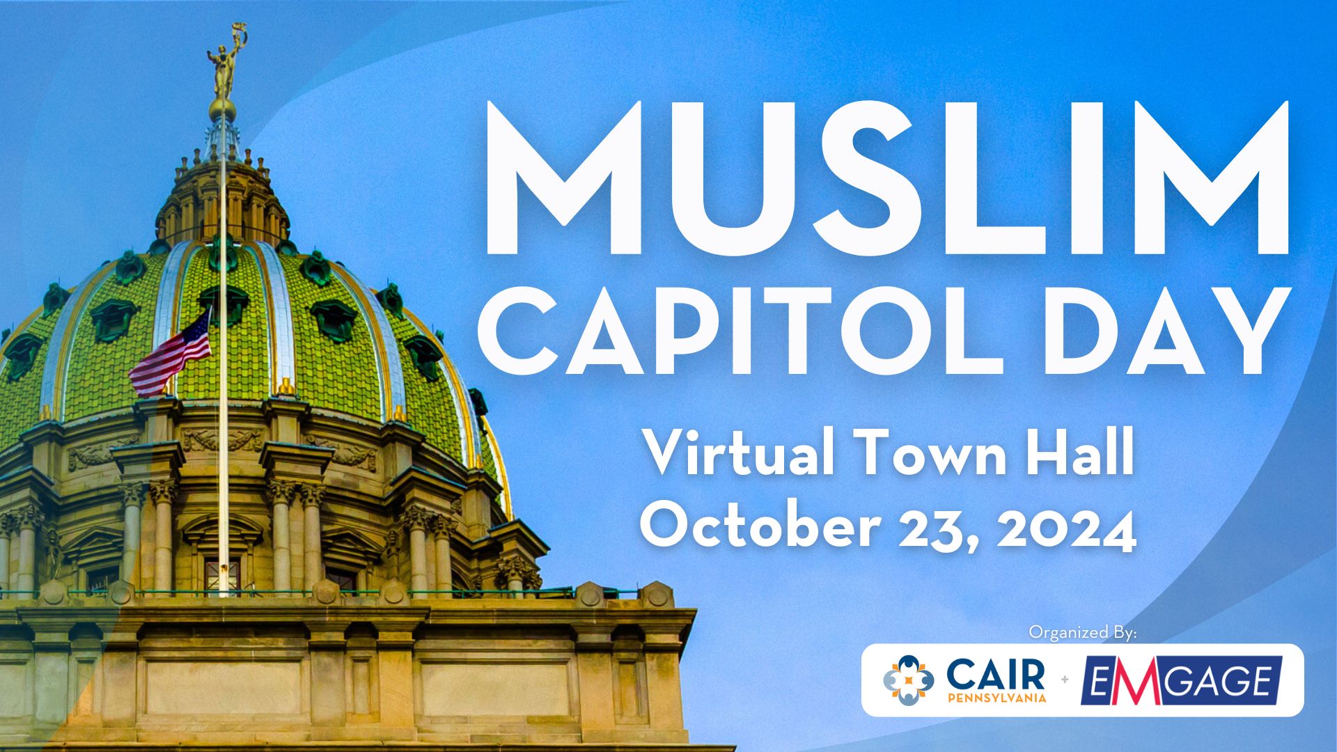 Muslim Capitol Day Graphic