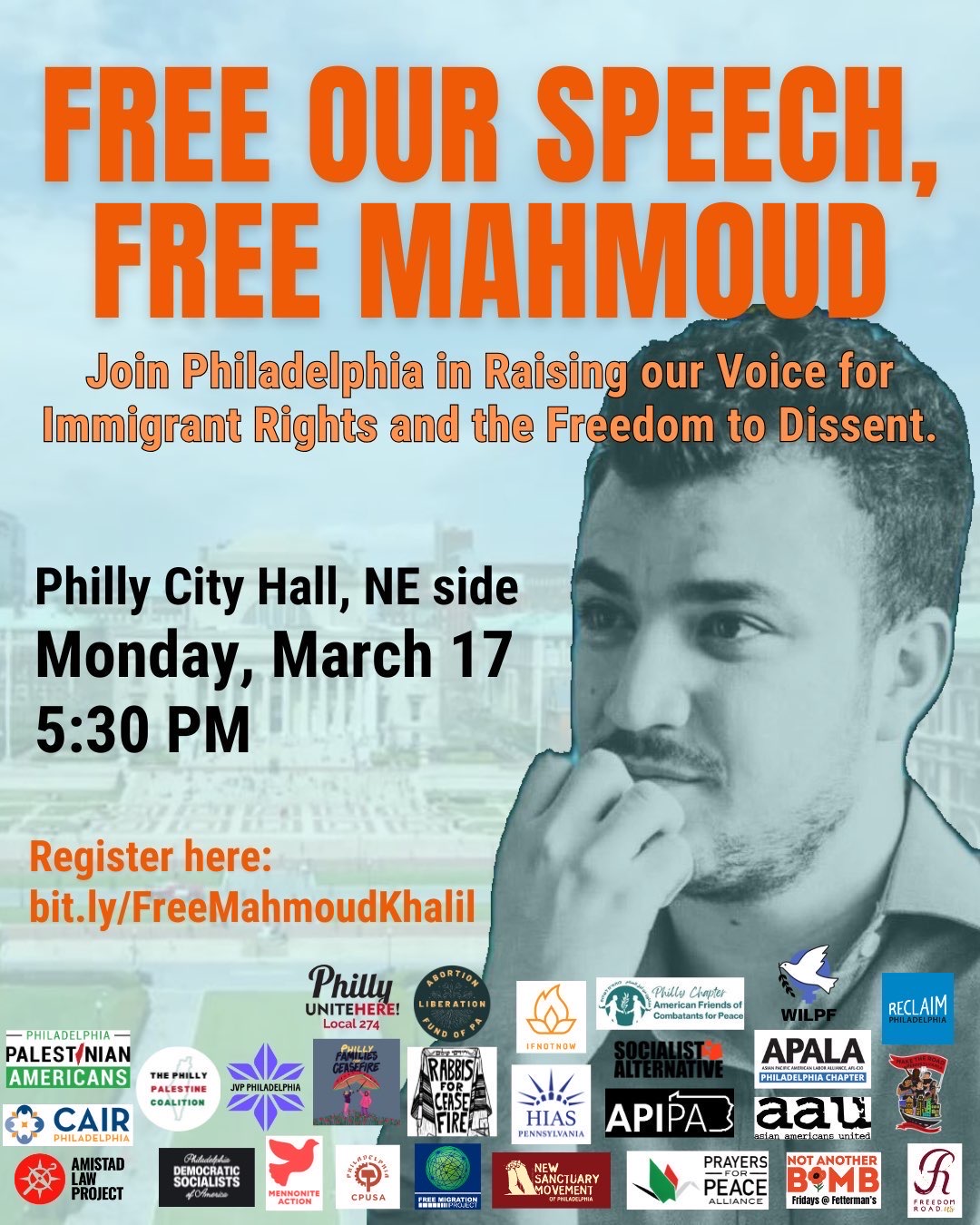 Free our speech, Free Mahmoud