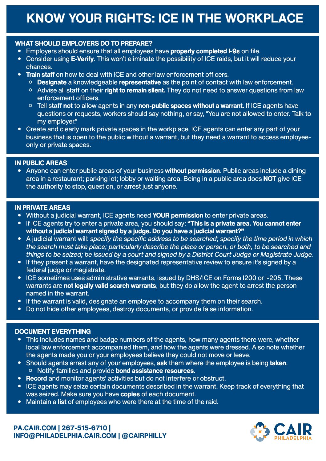 ICE in the Workplace