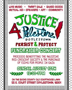 Justice for Palestine Fundraiser Concert: