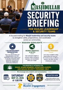 Masjidullah Security Briefing