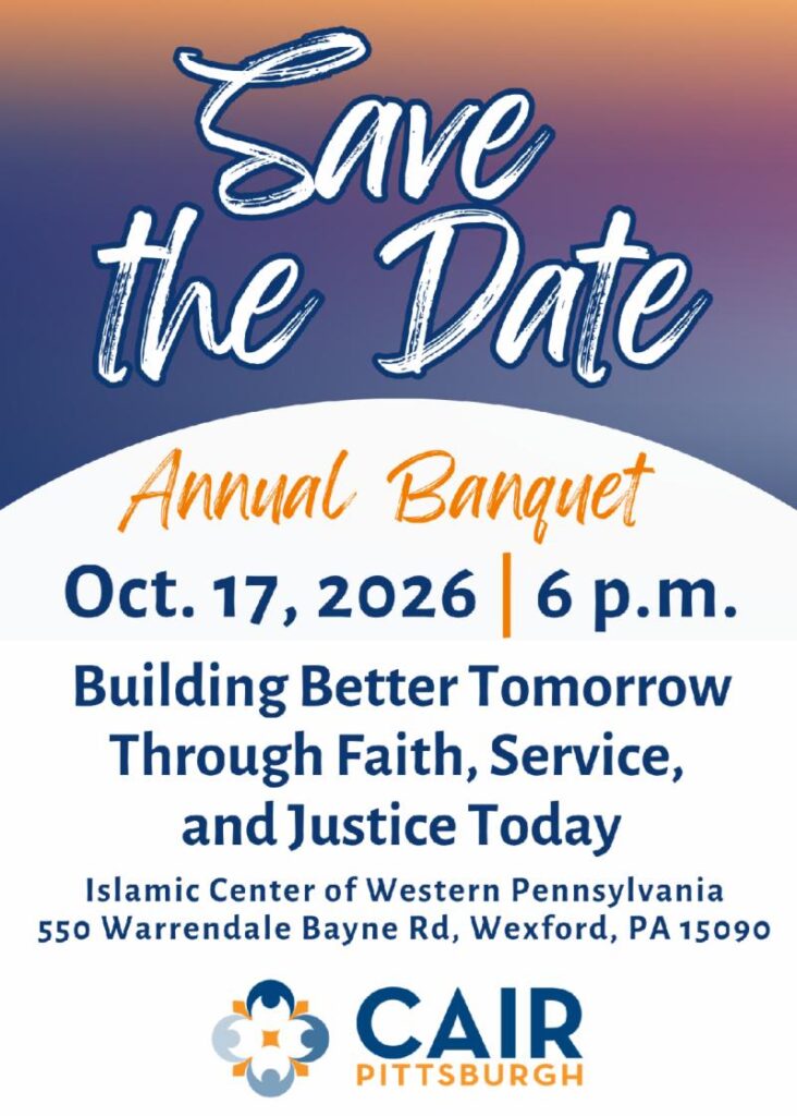 CAIR-Pittsburgh Banquet - October 17, 2026