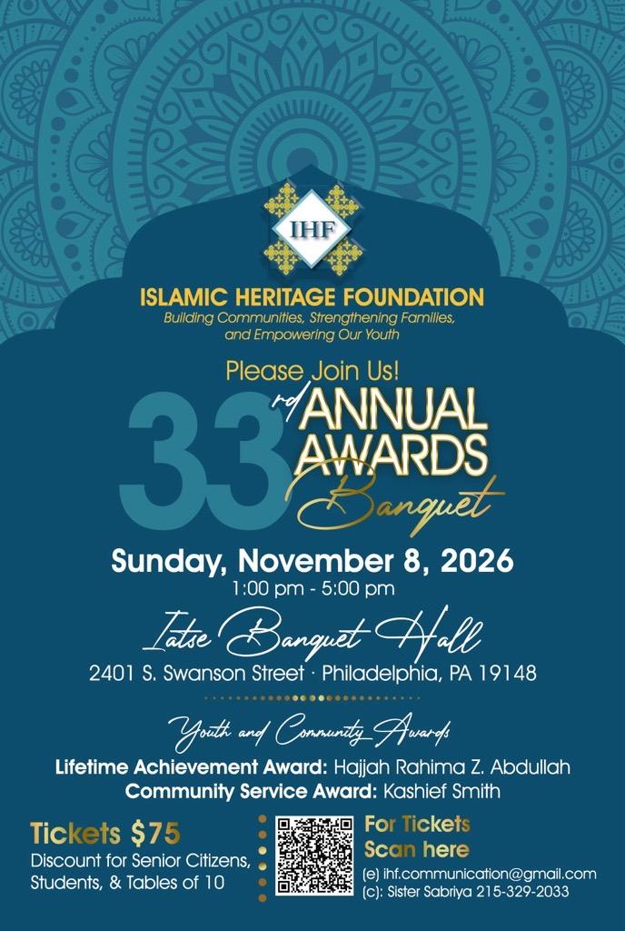 Islamic Heritage Foundation Awards Banquet